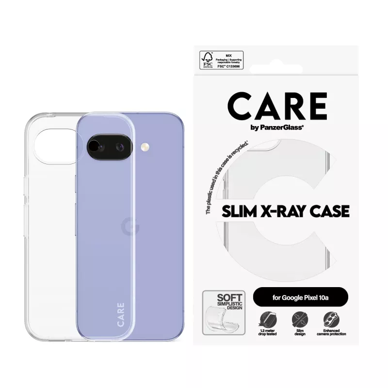 Etui na telefon PanzerGlass CARE X-Ray dla Google Pixel 10a 5G — przezroczyste etui