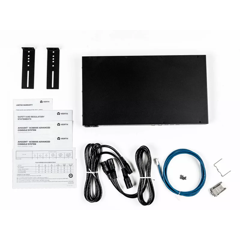 Vertiv Avocent 32-Port ACS 8000 z podwójnym zasilaczem AC i modemem analogowym - ACS8032MDAC-404