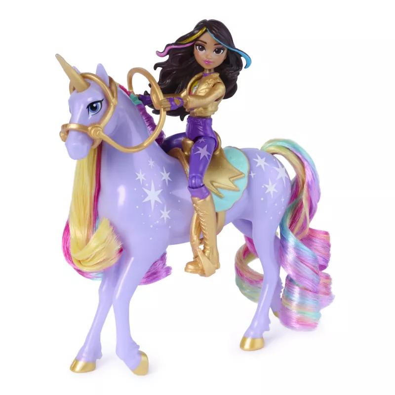 Unicorn Academy, Zestaw Przygód Magic Unleashed, Pomysł na Prezent Wielkanocny, Zawiera Lalki Sophia, Ava, Ravenzella, Jednorożce Wildstar, Leaf i Więcej
