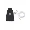 JBL Tune 205, Przewodowy, 20 - 20000 Hz, Połączenia/Muzyka, 14,3 g, Zestaw słuchawkowy, Chrom, Biały