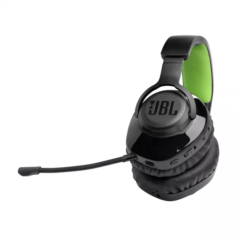 JBL Quantum 360X Zestaw słuchawkowy Bezprzewodowy Nagłowny Do gier USB Type-C Bluetooth Czarny, Zielony