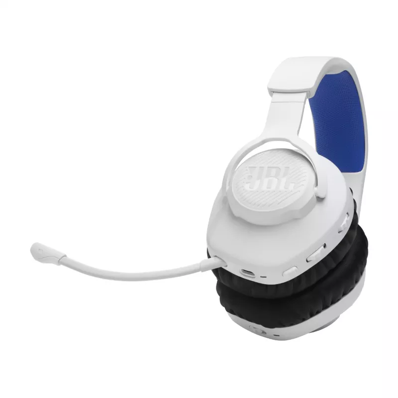 JBL Quantum 360P Headset Wireless Head-band Gaming USB Type-C Bluetooth Niebieski, Biały