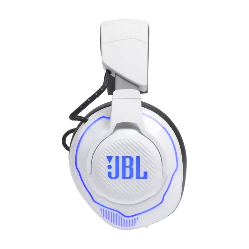 JBL Quantum 910P Headset Wired & Wireless Head-band Gaming USB Type-C Bluetooth niebieski, biały