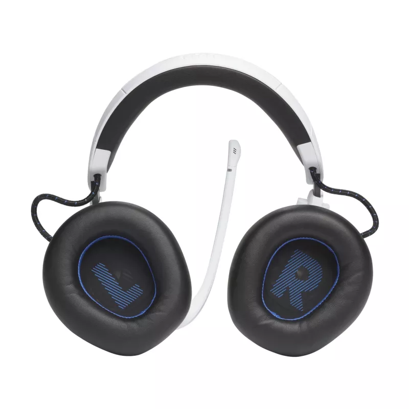 JBL Quantum 910P Headset Wired & Wireless Head-band Gaming USB Type-C Bluetooth niebieski, biały