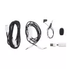JBL Quantum 910P Headset Wired & Wireless Head-band Gaming USB Type-C Bluetooth niebieski, biały