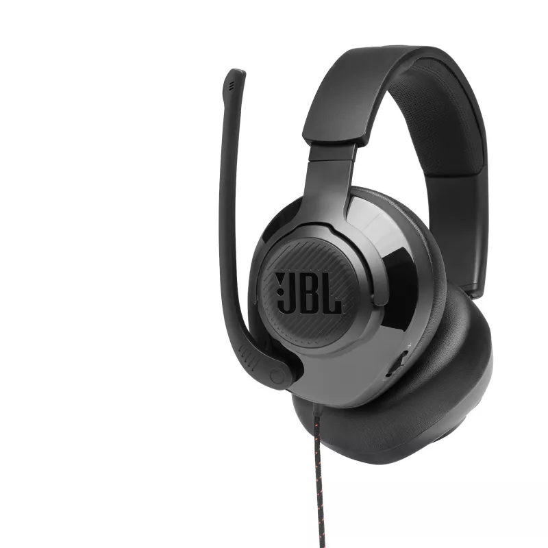 JBL Quantum 200 CZARNY, Przewodowe, 20 - 20000 Hz, Gaming, 248 g, Słuchawki, Czarny