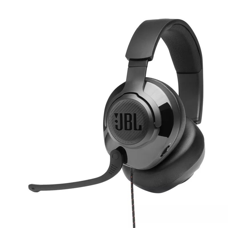 JBL Quantum 200 CZARNY, Przewodowe, 20 - 20000 Hz, Gaming, 248 g, Słuchawki, Czarny