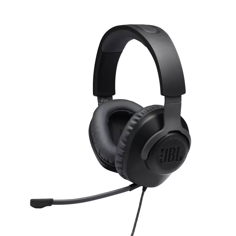 JBL Quantum 100 Czarny, przewodowe, do gier, 20 - 20000 Hz, 216 g, słuchawki, czarny