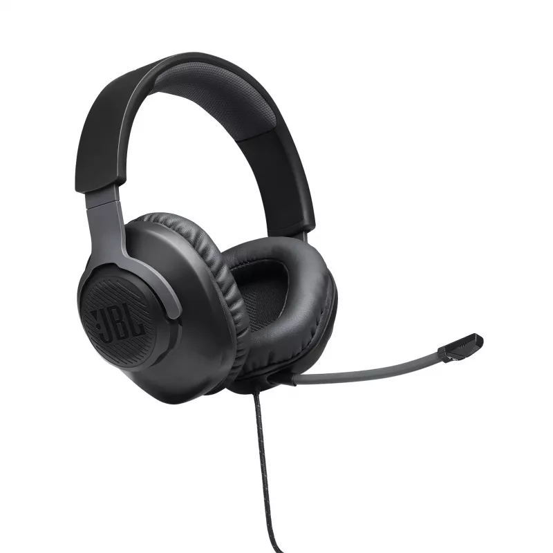 JBL Quantum 100 Czarny, przewodowe, do gier, 20 - 20000 Hz, 216 g, słuchawki, czarny