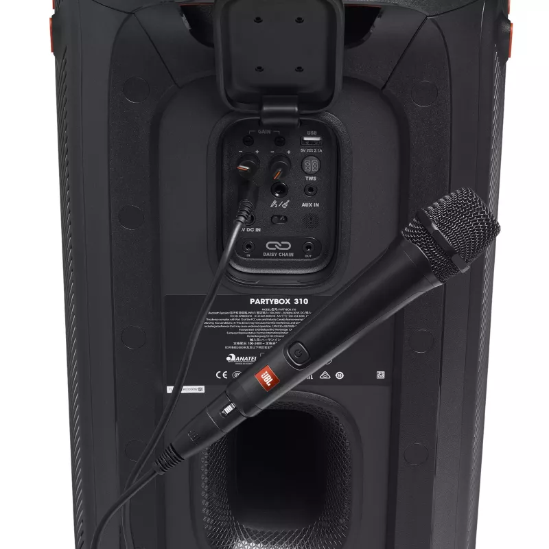 JBL PBM 100 Czarny, mikrofon karaoke, -55 dB, 50 - 15000 Hz, 600 Ω, kardioidalny, przewodowy