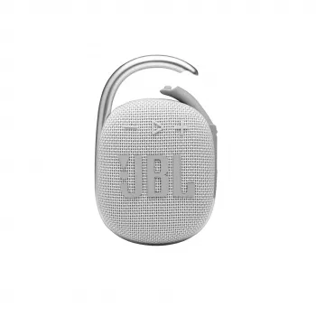 JBL CLIP 4 biały, 1.0 kanałów, 38.1 cm (15 cali), 4 cm, 3.81 cm (1.5 cala), 4.7 cm, 5 W