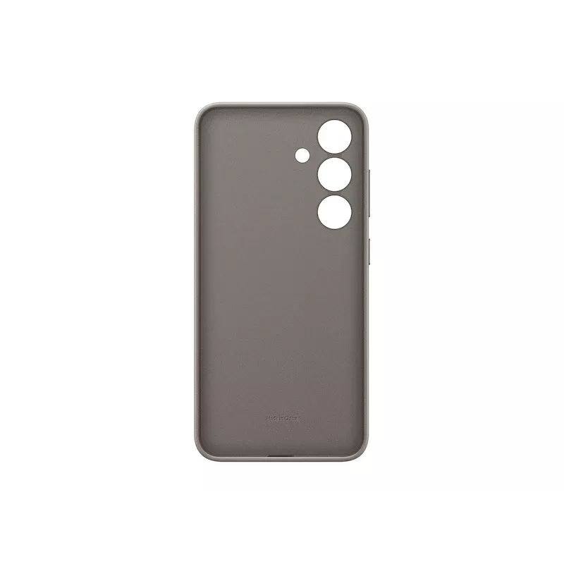 Samsung Galaxy S24 Wegańskie skórzane etui Taupe Monochromatyczne