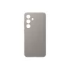 Samsung Galaxy S24 Wegańskie skórzane etui Taupe Monochromatyczne