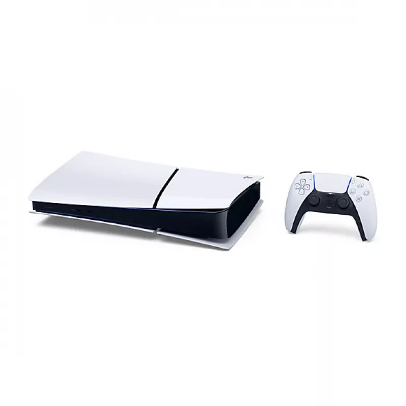 Sony PlayStation 5 (grupa modeli - cienki) Edycja Cyfrowa, PlayStation 5, Czarny, Biały, 16384 MB, GDDR6, 448 GB/s, AMD
