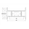 Zestaw rozszerzeń Multibrackets M VESA Extension kit Tilt & Turn 800x400