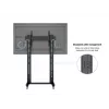Multibrackets M Public Display Stand 210 Dual Pillar Wheelbase Czarny