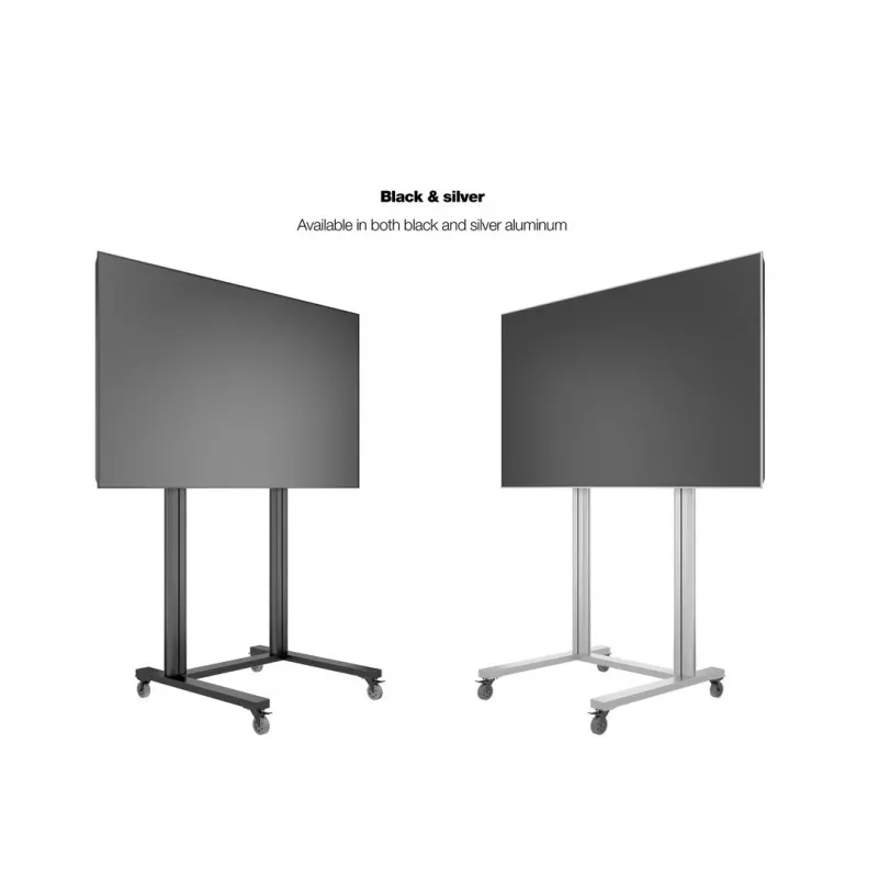 Multibrackets M Public Display Stand 210 Dual Pillar Wheelbase Czarny
