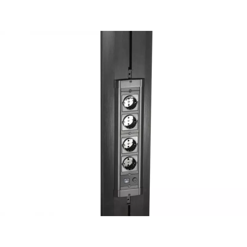 Multibrackets M Public Display Stand 210 Dual Pillar Wheelbase Czarny