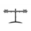 Multibrackets M Deskstand Basic Dual, wolnostojący, 16 kg, 38,1 cm (15 cali), 68,6 cm (27 cali), 100 x 100 mm, czarny