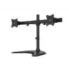 Multibrackets M Deskstand Basic Dual, wolnostojący, 16 kg, 38,1 cm (15 cali), 68,6 cm (27 cali), 100 x 100 mm, czarny