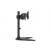 Multibrackets M Deskstand Basic Dual, wolnostojący, 16 kg, 38,1 cm (15 cali), 68,6 cm (27 cali), 100 x 100 mm, czarny