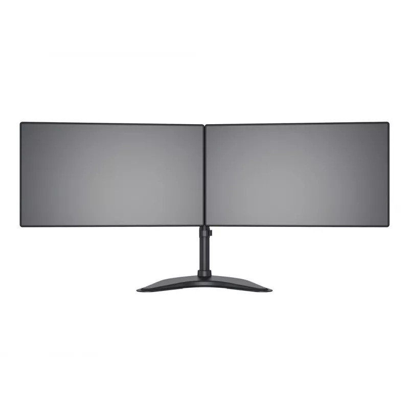 Multibrackets M Deskstand Basic Dual, wolnostojący, 16 kg, 38,1 cm (15 cali), 68,6 cm (27 cali), 100 x 100 mm, czarny