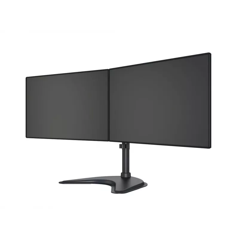 Multibrackets M Deskstand Basic Dual, wolnostojący, 16 kg, 38,1 cm (15 cali), 68,6 cm (27 cali), 100 x 100 mm, czarny