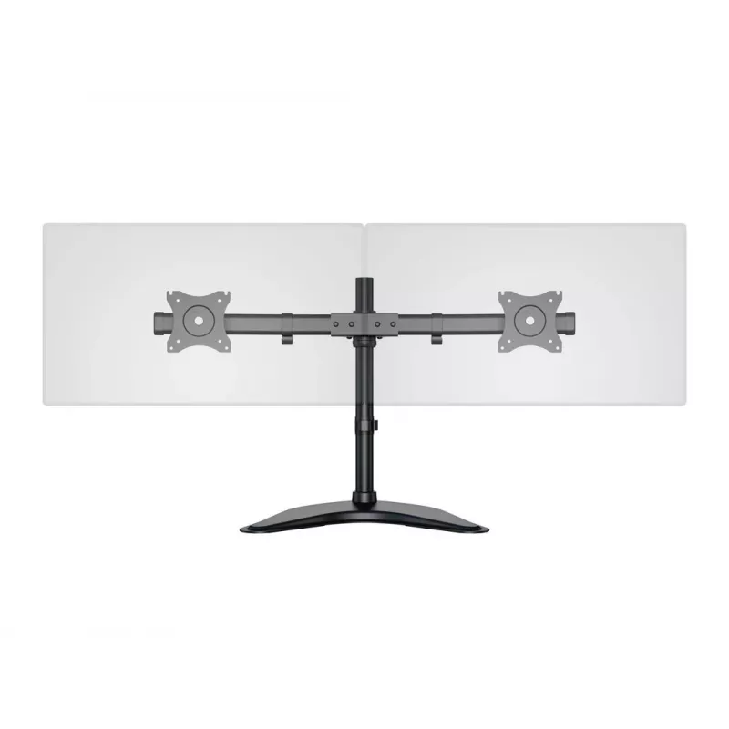 Multibrackets M Deskstand Basic Dual, wolnostojący, 16 kg, 38,1 cm (15 cali), 68,6 cm (27 cali), 100 x 100 mm, czarny