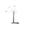 Multibrackets M Public Display Stand 110 HD Floorbase Single Czarny