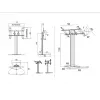 Multibrackets M Public Display Stand 110 HD Floorbase Single Czarny