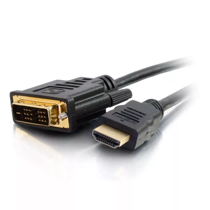 DELL A7175720 przejściówka kabla wideo 2 m HDMI Typ A DVI (Single-Link) Czarny