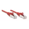 Intellinet sieciowy kabel krosowy, Cat5e, 3 m, czerwony, CCA, F/UTP, PVC, RJ45, pozłacane styki, bezzaczepowa, osłonięta, woreczek polietylenowy
