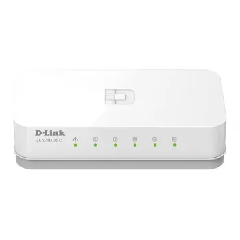 D-Link ES-1005C/E Niezarządzalny przełącznik Fast Ethernet (10/100) Desktop Biały