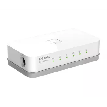 D-Link ES-1005C/E Niezarządzalny przełącznik Fast Ethernet (10/100) Desktop Biały