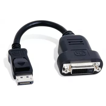 Matrox CAB-DP-DVIF adapter kablowy wideo 0,2 m DisplayPort DVI-D Czarny