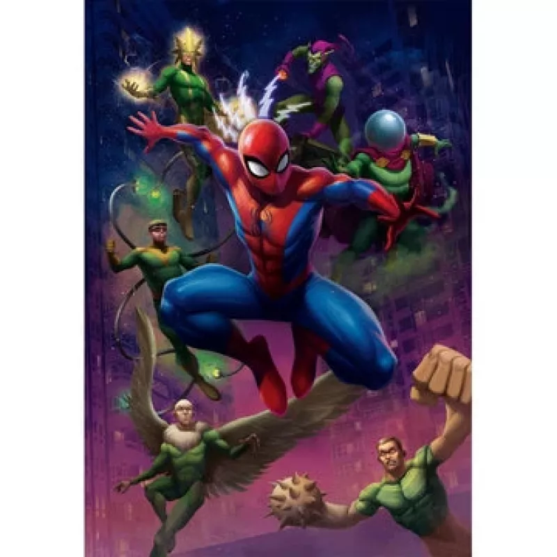 Clementoni Marvel Spiderman Puzzle 1000 szt. Filmy/Telewizja