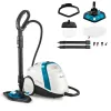 Polti Vaporetto Smart 100_B Cylindrowy odkurzacz parowy 1500 W niebieski, biały
