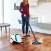 Polti Vaporetto Smart 100_B Cylindrowy odkurzacz parowy 1500 W niebieski, biały