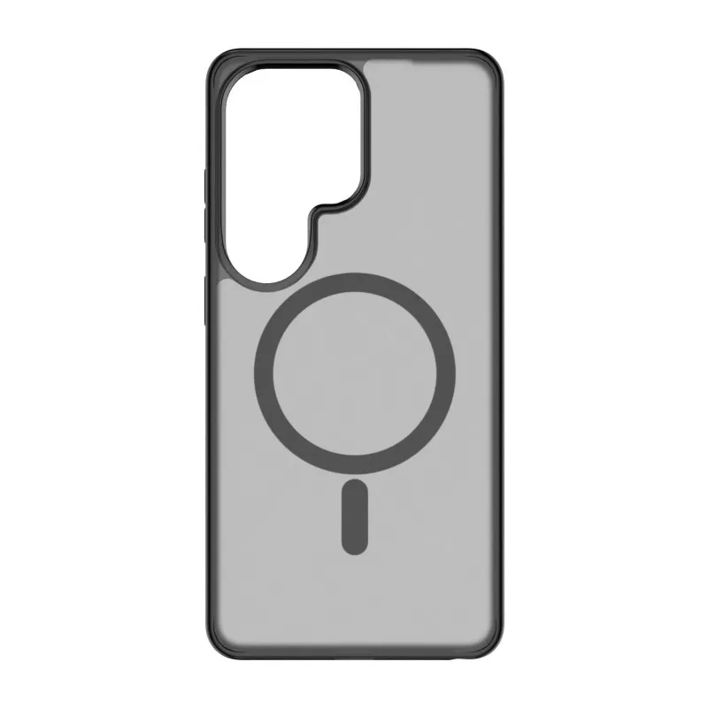 Cellularline FROSTY MAG - Galaxy S26 Ultra Półprzezroczyste etui z matowym wykończeniem i kolorowymi krawędziami, kompatybilne z ekosystemem Qi2 i akcesoriami magnetycznymi dla Samsung.