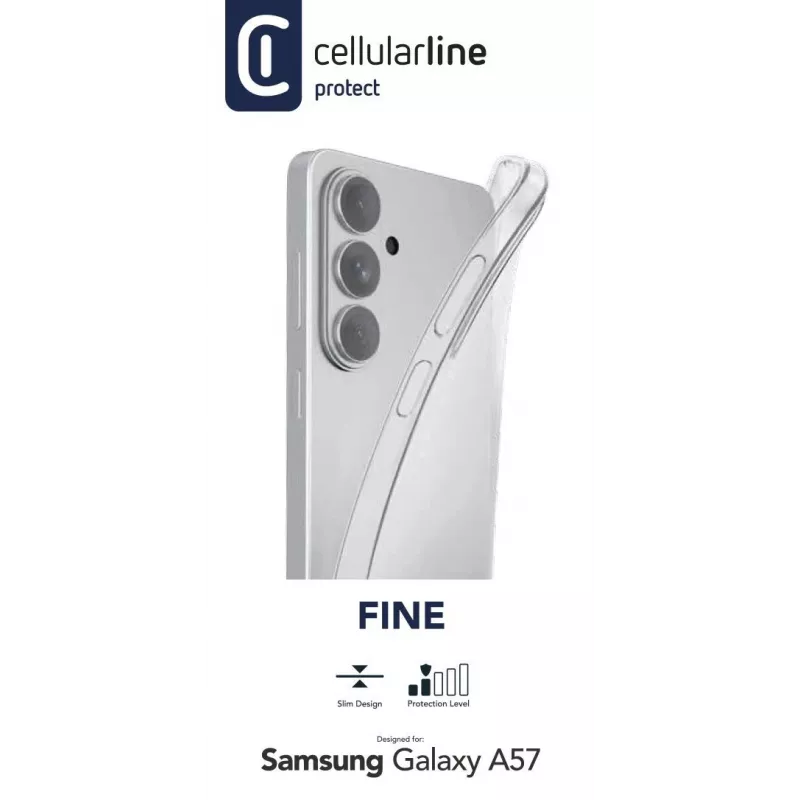 Cellularline Fine - Galaxy A57, osłona, Samsung, Galaxy A57, 17 cm (6.7 inch), Transparent