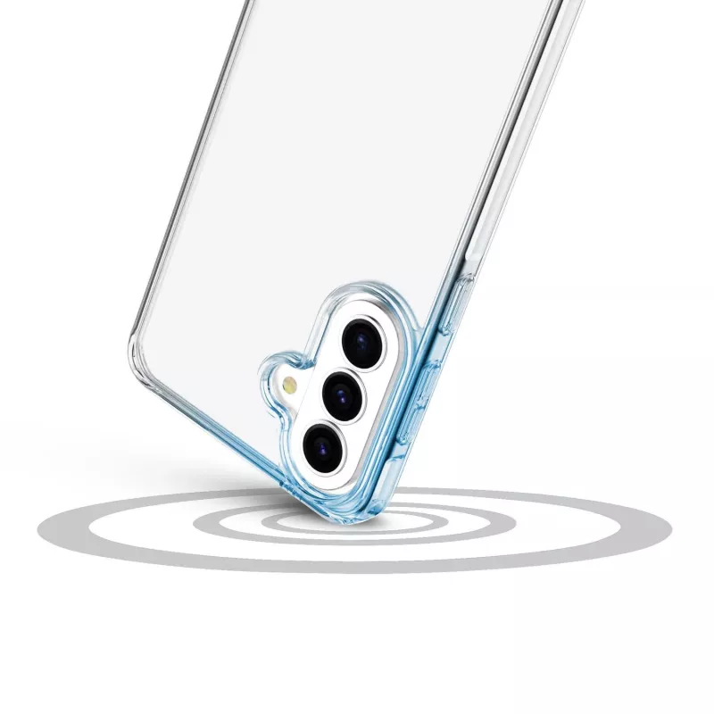 Cellularline Clear Protect - Galaxy A57 Twarde etui z gumowymi krawędziami