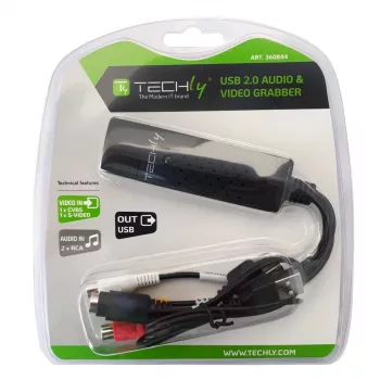 Techly I-USB-VIDEO-700TY konwerter sygnału wideo 720 x 576 pikseli
