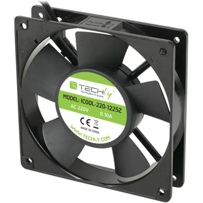 Techly ICOOL-220-1225Z część/akcesorium układu chłodzenia komputera Moduł wentylatora
