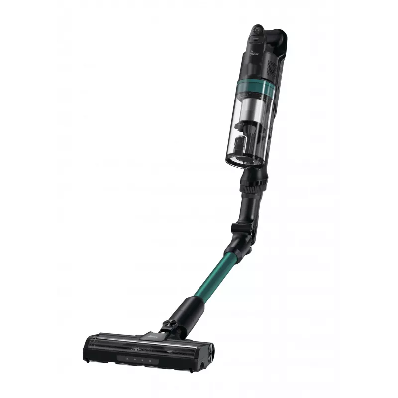 Hoover HF1P10PX 011 Odkurzacz pionowy Bateria Na sucho Pianka, Mikro Bezworkowy 0,7 l 165 W Czarny, Turkusowy 22 Ah