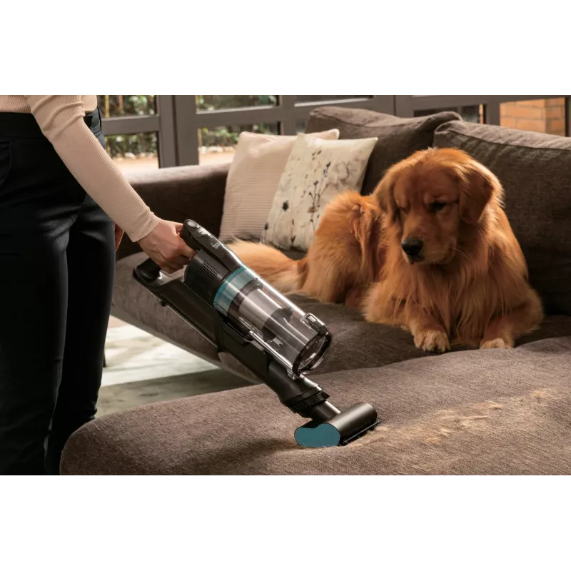 Hoover HF1P10PX 011 Odkurzacz pionowy Bateria Na sucho Pianka, Mikro Bezworkowy 0,7 l 165 W Czarny, Turkusowy 22 Ah