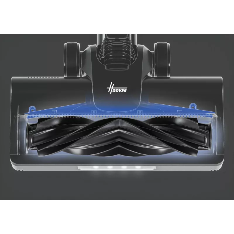 Hoover HF1P10PX 011 Odkurzacz pionowy Bateria Na sucho Pianka, Mikro Bezworkowy 0,7 l 165 W Czarny, Turkusowy 22 Ah