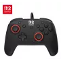 Przewodowy kontroler do gier Turtle Beach Rematch dla Nintendo Switch 2 — USB‑C, kabel 3 m, przycisk wsteczny, D‑pad, czarny