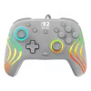 Przewodowy kontroler RGB do gier Turtle Beach Afterglow Wave Szary — USB‑C, kabel 3 m, do Nintendo Switch / Switch 2 / Switch OLED