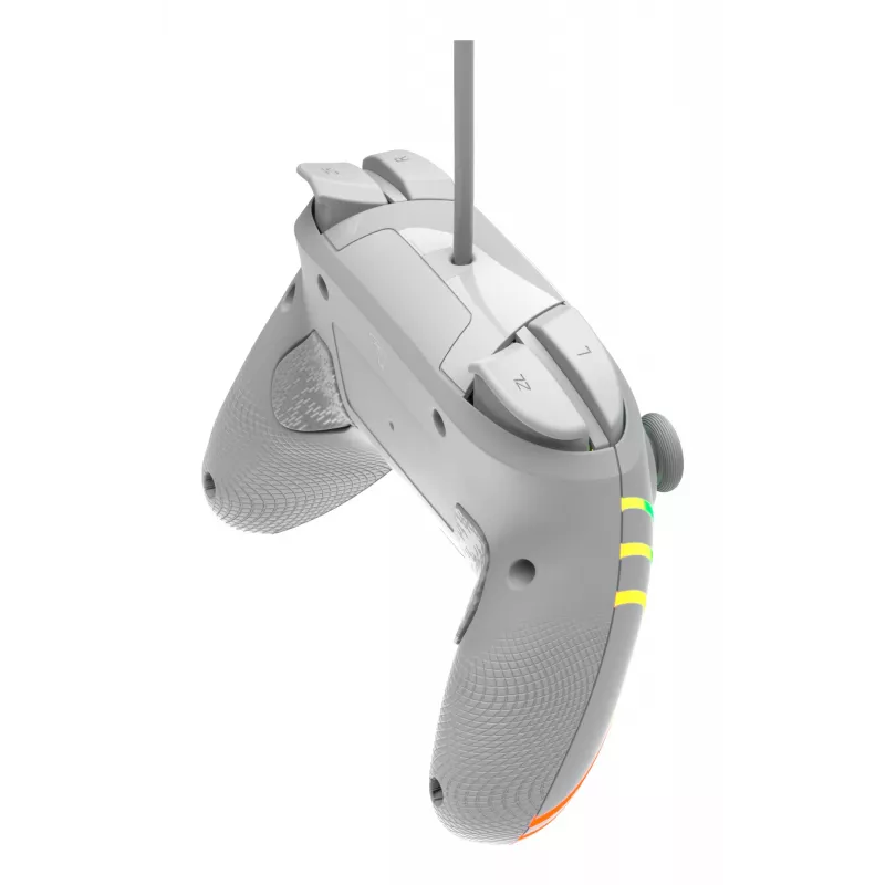 Przewodowy kontroler RGB do gier Turtle Beach Afterglow Wave Szary — USB‑C, kabel 3 m, do Nintendo Switch / Switch 2 / Switch OLED