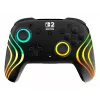 Bezprzewodowy kontroler RGB do gier Turtle Beach Afterglow Wave Czarny dla Nintendo Switch 2 — Bluetooth/USB-C, wbudowana bateria 20 godz., kabel 3 m